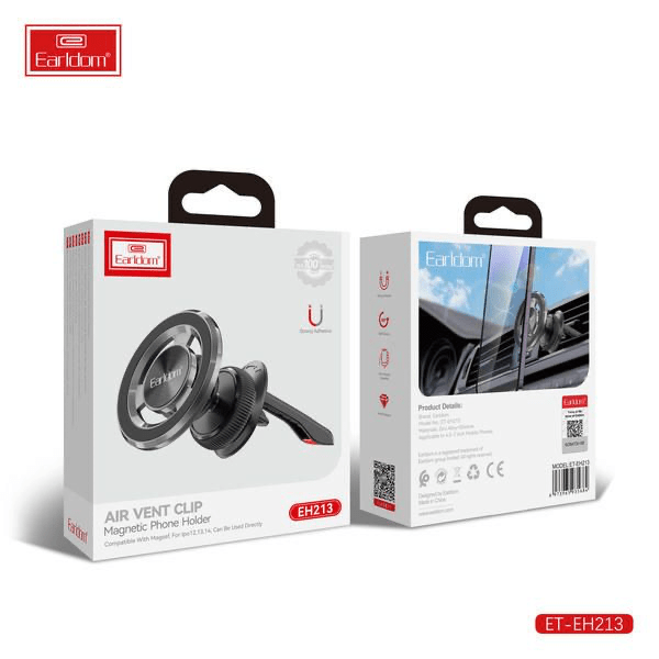 Earldom ET - EH213 Air Vent Clip Magnetic Phone Holder - Saif Al Najmi KwPhone HolderEarldomSaif Al Najmi KwEarldom ET - EH213 Air Vent Clip Magnetic Phone Holder